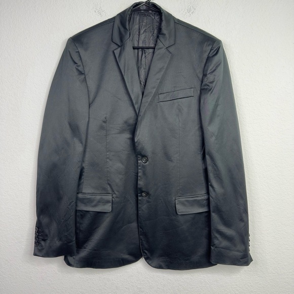 Just Cavalli Blazer Men 54 Black 2 Button Single Breasted...